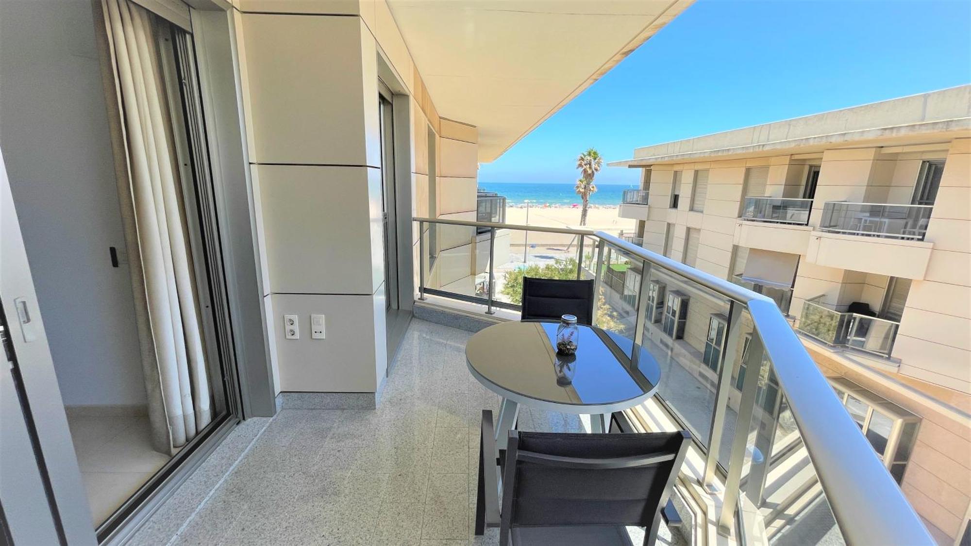 Beach Valencia Luxury A40-35 Apartment With Terrace And Sea Views Exterior foto